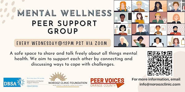 Mental Wellness Peer Support Group