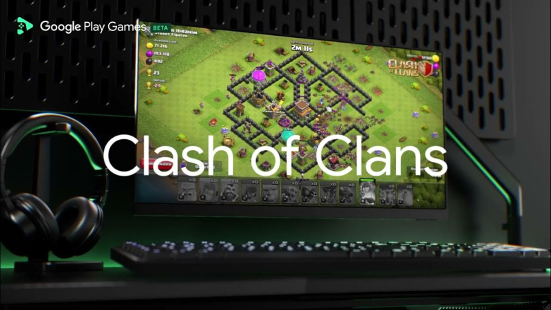 Clash of Clans on PC with Google Play Games
