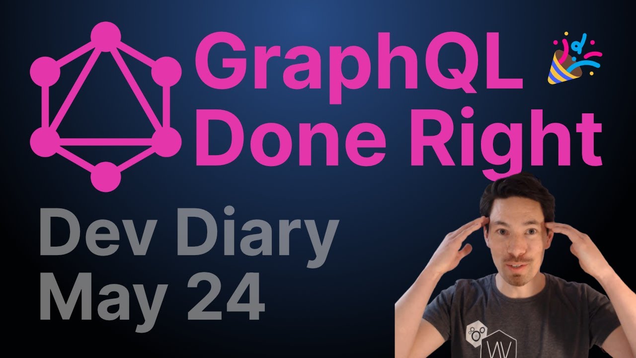 Vendure Dev Diary: May 24 – GraphQL Done Right – YouTube