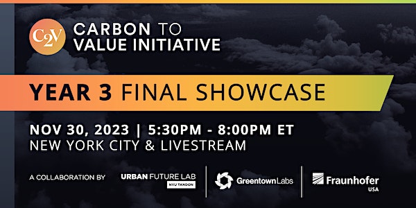 Carbon to Value Initiative Year 3 Final Showcase