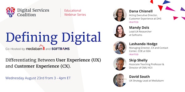 DSC Webinar: Defining Digital- User Experience  vs. Customer Experience