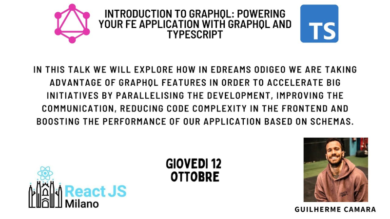Guillhe Camara – Intro to graphQL: Powering your FE application with graphQL and typescript