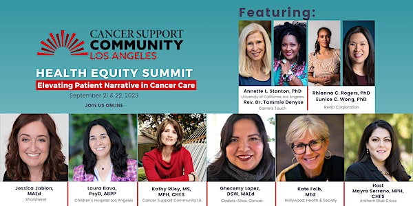 Health Equity Summit: Elevating Patient Narrative in Cancer Care