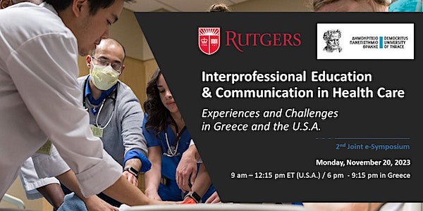 Interprofessional Education & Communication in Healthcare in Greece & USA
