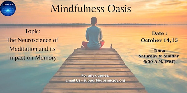 Mindfulness Oasis Oct 2023 (TWO Day Event)