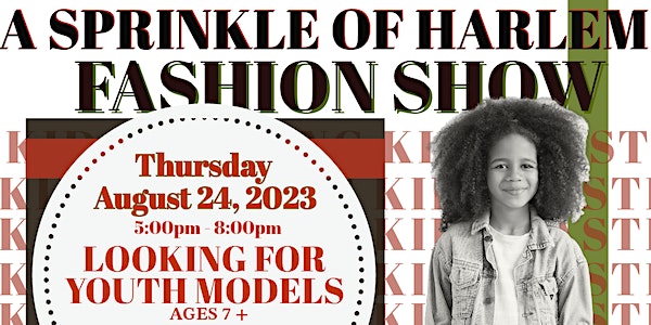 Open Model Call for "A Sprinkle of Harlem Fashion Show"