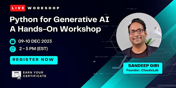 Python for Generative AI - A Hands-on Workshop