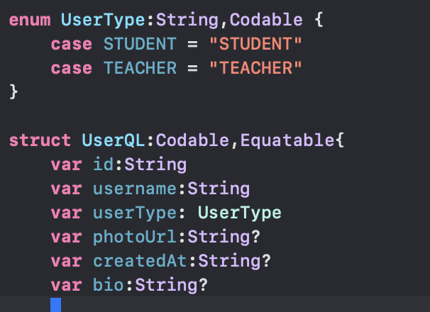 How to serialize GraphQLEnum JSON in swift with Apollo version 1.3