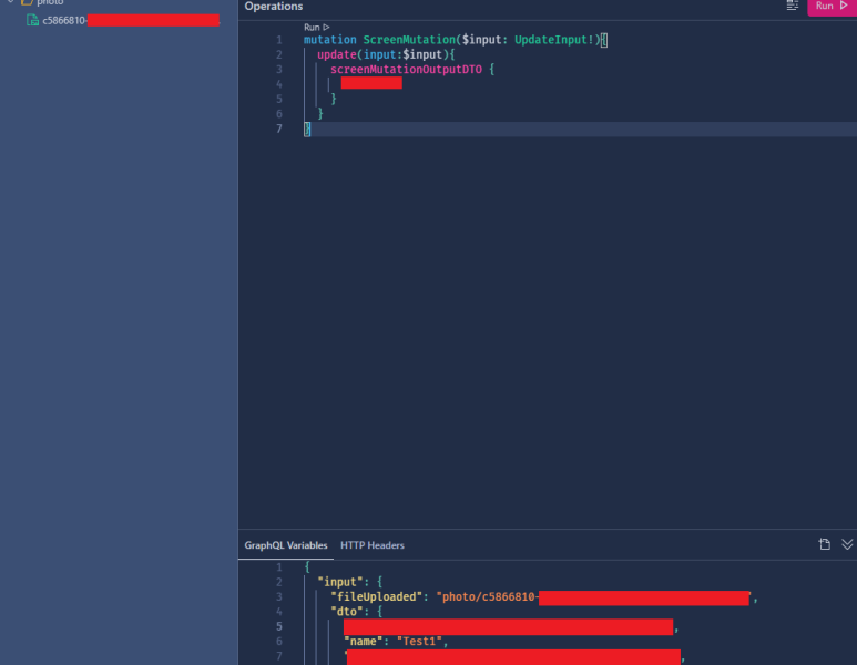 How to upload file using graphql-client?