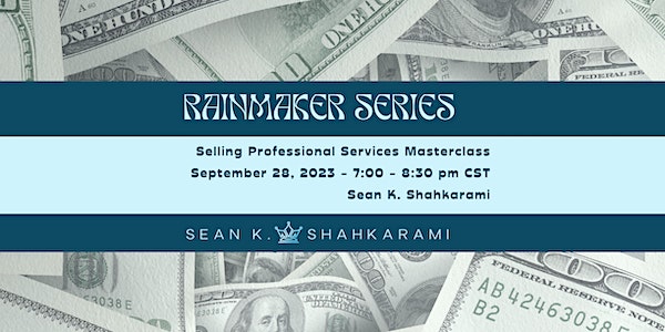 Selling Professional Services Masterclass
