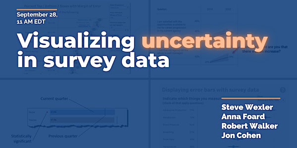 Showing Uncertainty in Survey Data