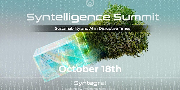 Syntelligence Summit - Sustainability & AI in Disruptive Times