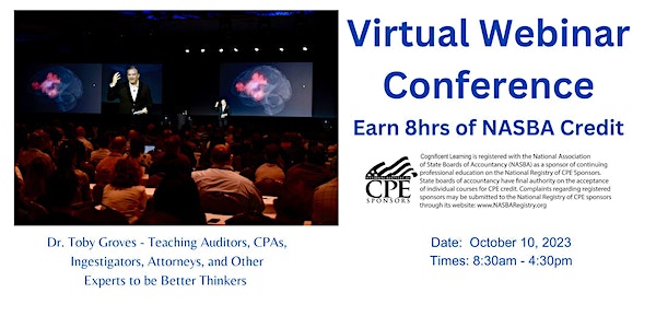 Virtual Columbia IMA - Dr Toby Groves 8-hr NASBA Workshop