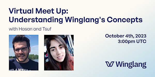 Winglang Virtual Meet Up